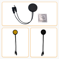 SHINECHIP DC12V 24V Interrupteur intelligent à capteur tactile inductif pour panneau ABS, variateur de lumière LED, IP22 5A 60W, interrupteur de surface encastré pour bande LED