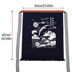 Tabliers en toile japonaise à motifs imprimés personnalisés Signature durables pour les sushis ramen et les magasins <span class=keywords><strong>japonais</strong></span> traditionnels - Product Image 6