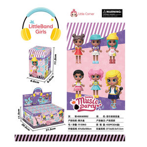 Figurines d'action en PVC et ABS de 4 pouces avec accessoires, déballées, pour enfants et adultes, Little Corner Collectible Doll The Music Party Girls - Product Image 3
