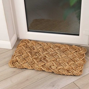 Tapis de porte rond tressé en jute très demandé, revêtement de sol élégant et durable pour les intérieurs modernes, disponible au meilleur prix - Product Image 4