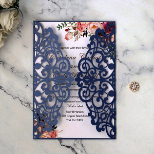 Mother's Day with paper greeting <b>cards</b>, European and American <b>wedding</b> engraved invitation <b>cards</b>, <b>wedding</b> butterfly greeting <b>card</b> - Product Image 2