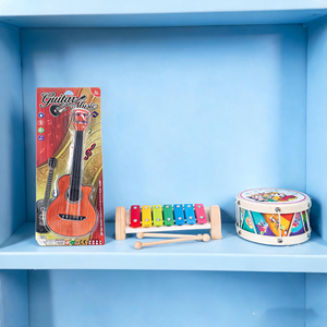 Puzle educativo para niños, instrumento Musical <span class=keywords><strong>de</strong></span> simulación, guitarra pequeña, juguetes para aprender a estudiar en casa - Product Image 6