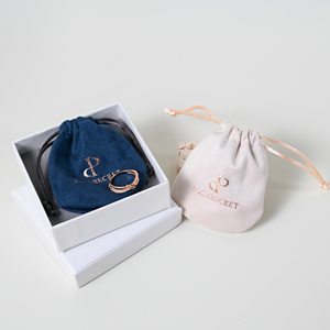 PackSecret OEM Personnalisé Pochettes en Daim Bleu Marine pour Bijoux, Sacs de Rangement et de Protection, Sacs à Cordon en Daim Personnalisés - Product Image 6