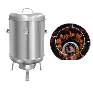 Griglia BBQ Portatile in Acciaio Inox 410 per <span class=keywords><strong>Kebab</strong></span>, Diametro 40*75cm, con 15 Ganci a S, per Uso Domestico e Esterno, Prezzo di Fabbrica - Product Image 1