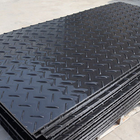 Tapis de protection PE portable pour la construction de turbines éoliennes, épaisseur 10mm/20mm, avec service de découpe pour véhicules lourds