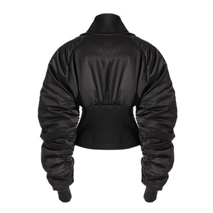 Nouvelle mode Unique <span class=keywords><strong>moto</strong></span> hiver chaud femmes vêtements dames vers le bas bulle culture veste bouffant femmes manteaux - Product Image 3