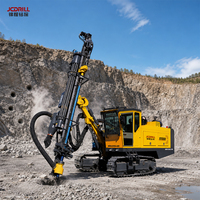 Foreuse hydraulique DTH JC660 pour l'exploitation en carrière avec cabine et changeur de tiges automatique