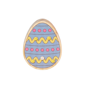 Easter Wooden <b>Egg</b> Ornaments Pine Craft Decor Indoor Easter <b>Decoration</b> - Product Image 5