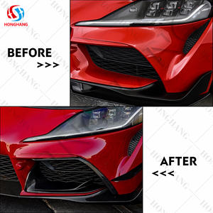 Chaoshenghang Venta al por mayor de fábrica: Embellecedores divisorios de parachoques delantero para <span class=keywords><strong>Toyota</strong></span> <span class=keywords><strong>Supra</strong></span> A90 2020-2024, accesorios de alerones delanteros de ABS - Product Image 3