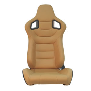 Nouveau siège sport universel Recaro inclinable rapidement en fibre de carbone, cuir, tissu et maille avec renfort de dossier de course - Product Image 2