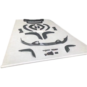 Kit de Carrocería de Fibra de Carbono de Alta Calidad ZNDR para Mercedes-Benz GLS W166, Estilo Brabus, Alerón Delantero, Alerón Trasero, Cejas para Ruedas, 2015-2016 - Product Image 2