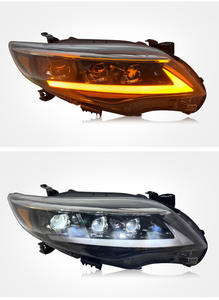 פנס לד קדמי לטויטה קורולה 2010-2013 פנס פגוש קדמי תאורת DRL נהיגה משופרת אביזרי רכב - Product Image 3