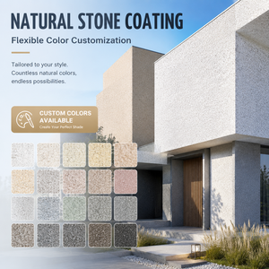 Pintura con Textura de Piedra Real Fade Block, de Larga Duración, para Paredes de Villas Exponidas al Sol en la <span class=keywords><strong>Costa</strong></span> Sur - Product Image 4
