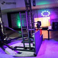 Sistema de Soporte para Pantalla LED de Pared, Estructura de Aluminio Resistente con Capacidad de Carga de 200 kg, Diseño Modular