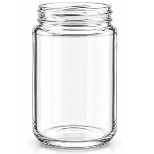 Pot en verre long de qualité export avec couvercle hermétique, récipient en verre transparent haut pour sauces, cornichons et stockage alimentaire, à vendre - Product Image 2
