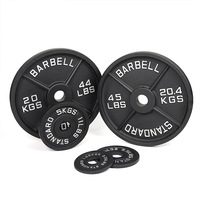 Disques de poids d'haltères de fitness accessoires d'équipement de gymnastique plaques d'haltérophilie plaques de poids en fonte à vendre