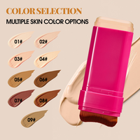 TVLV OEM&ODM logo personnalisé, correcteur de teint à couvrance totale, fond de teint hydratant, maquillage végétalien, palette de correcteurs en stick pour femme