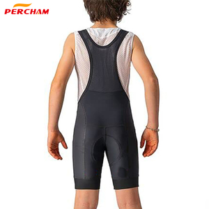 Cuissards de cyclisme pour enfants, rembourrés, coupe-vent, respirants, en spandex/polyester, 240g, imprimés par transfert thermique - Product Image 3