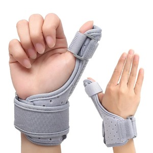 Médico elástico ajustável dedo apoio polegar estabilizador artrite pulso tendinite polegar tala - Product Image 2