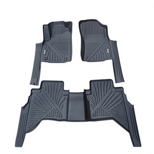 Tapis de sol de voiture 7D en TPE, pliables, faciles à nettoyer, <span class=keywords><strong>prix</strong></span> usine, supporte le logo personnalisé, OEM disponible pour Toyota Hilux Revo 2024 - Product Image 1