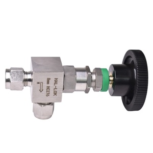 Válvula de instrumento regulador de codo de Control Manual de aleación de C-276 válvula de aguja de virola de ángulo recto para agua Gas aceite-potencia hidráulica - Product Image 6