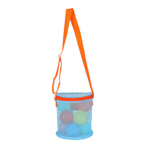 Recoger bolsas de recolección de conchas para niños, bolsa de concha de malla de playa, almacenamiento, Cubo de playa al aire libre, bolsa de concha de mar redonda - Product Image 5