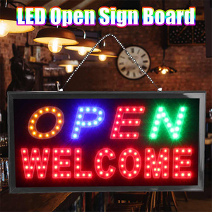 Barbershop <b>open</b> <b>shop</b> entrance <b>sign</b> LED advertising board PVC display board indoor hanging <b>sign</b> LED <b>sign</b> board Lighted <b>sign</b> - Product Image 5