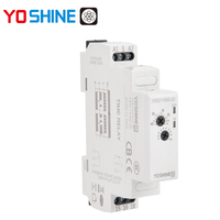 Relais temporisé automatique à déclenchement unique Yoshine Miniature AC/DC24-240VAC 10A/16A SPDT 0,1 seconde à 10 jours avec temporisation de pause