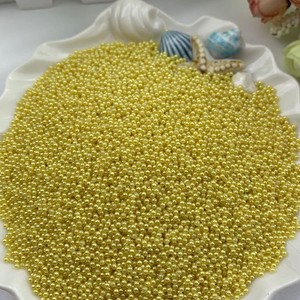 500G 2MM Perles en mousse lâche Mini perles en mousse Accessoires pour boîte cadeau de Noël Nouvel An Perles artificielles scintillantes - Product Image 3