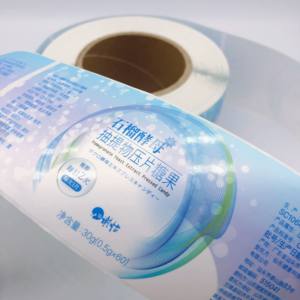 Autocollant adhésif imperméable personnalisé pour l'impression en rouleau pour les flacons de médicaments liquides, réutilisable, à gratter, pour les pilules, les collyres, l'emballage - Product Image 2