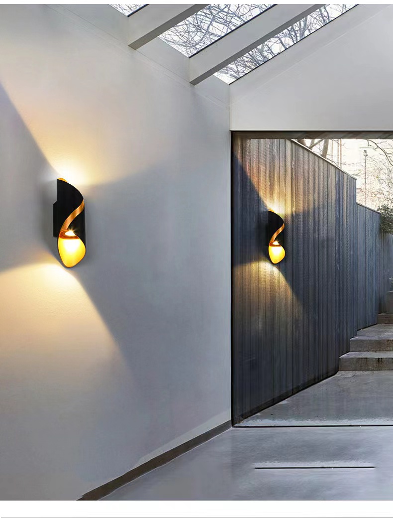 Modern LED Wall Light Garden Waterproof Aluminum Wall Lamp Fancy Lights Exterior 10W