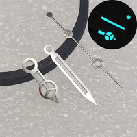 Cadran de montre en acier inoxydable 28,5 mm Explorer bleu glacé lumineux, pièce de rechange pour mouvement automatique NH35/8215