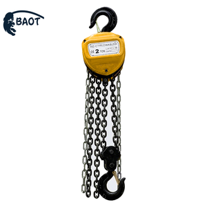 Khối chuỗi nặng 2t với chuỗi Thép cường độ cao, Palăng Xích thủ công được phê duyệt CE, độ bền cấp công nghiệp - Product Image 1