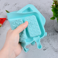 Moules à glace et à sucettes glacées en silicone 3D personnalisés LINKAIZ SM03 sans BPA - Forme et couleur personnalisables en DIY