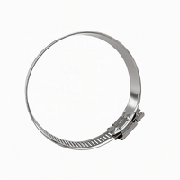 Collier de serrage américain à vis sans fin 8 mm, mini-bande perforée W2 en acier inoxydable pour conduites de carburant, d'huile et d'eau