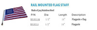Marina de la venta caliente de la bandera americana del personal de acero inoxidable montaje carril barco púlpito personal con precio de fábrica para el yate barco bote