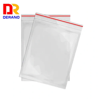 Sacs en plastique LDPE personnalisés avec impression en héliogravure, fermeture éclair transparente, étanches/respirantes, emballage biodégradable