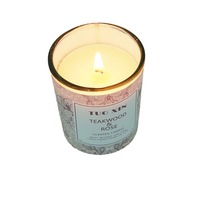 Bougie d'aromathérapie moderne désodorisante pour intérieur, en cire végétale parfumée, avec mèche 100% coton, personnalisable en usine, dans un verre, parfumée
