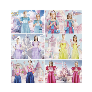 Enfants <span class=keywords><strong>carnaval</strong></span> Halloween fête princesse robe habiller fleur fille Cosplay déguisement avec bijoux jouet - Product Image 5