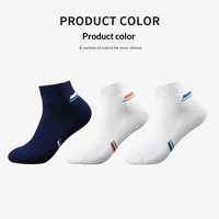 Chaussettes de badminton en coton raffiné, antidérapantes, absorbantes, résistantes à la friction, doublées de tissu éponge, épaissies, respirantes, mi-mollet
