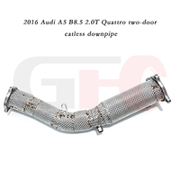 Downpipe haute performance pour Audi A5 B8.5 2.0T 2016 version deux portes avec tuyau d'échappement en acier inoxydable 304