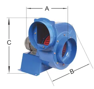 Cf Serie Forward Gebogen Waaiers Centrifugaal Extractor Air Mover Sirocco Rook Aspirator Koeling Circulatie Ventilator Blower