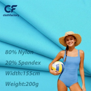 Tissu écologique extensible dans les quatre sens, antibactérien, à séchage rapide, 80% nylon, 20% élasthanne, pour vêtements de danse et de yoga pour garçons et filles - Product Image 1