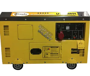 10kw 10kva 10000w 12kw 12kva 12000w 15kw 15kva 15000w Gerador diesel silencioso super refrigerado a ar 220v/380v LF12800DSE