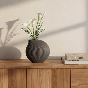 <span class=keywords><strong>Vaso</strong></span> in Porcellana YBH Eco-Friendly, Opaco, Moderno, Nordico, Minimalista, Creativo, a Strisce, per Centrotavola Matrimoniale e Decorazione Casa - Product Image 1