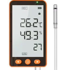 Aikesi GSP-80Pro LCD dữ liệu logger đa tái sử dụng USB PDF báo cáo nhiệt độ và độ ẩm dữ liệu logger