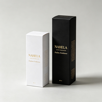 Boîte de parfum d'ambiance de luxe avec estampage à chaud, production en 72h, emballage cadeau en carton anti-écrasement, logo personnalisé