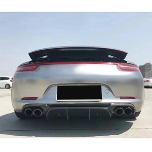 ชุดแต่งกันชนหลังคาร์บอนไฟเบอร์ สำหรับรถยนต์ 911 รุ่นปี 2012-2015  หมายเลข 991 พร้อมบอดี้คิทกันโคลนหลัง - Product Image 5