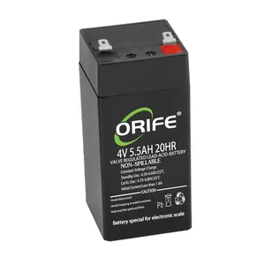 Orife Charger Guangzhou Ontlader Mold 4V 6V 5.5ah Lood-zuur Batterij Voor Elektronische Weegschaal