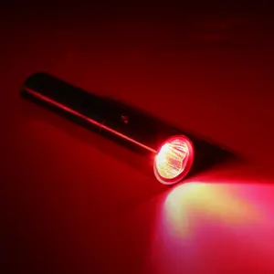 Fototerapia de fotones, fisioterapia, infrarrojo, portátil, 670nm, lámpara de terapia de luz roja profunda Led, Varita para mejora de la vista